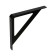 Delta bracket, mod 1, 195x195, 2 pcs, black color