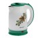 Teapot Electric Matryona MA-120, Metal, 1.8 L, 1500 W, white-green with the pattern "BIGH"