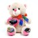 Soft toy "Mishutka", 25 cm, with sequins, Mix color