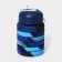A bottle of water is folding, 500 ml, silicone, 7 × 21 cm, blue color