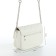 Women's bag with lightning, white color