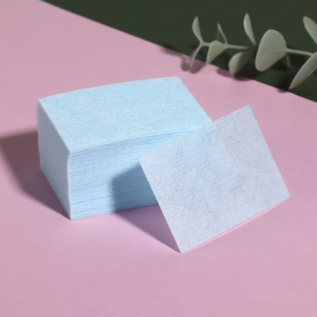Napkins for manicure, blessed, dense, 560 pcs, 6 × 4 cm, blue color-2