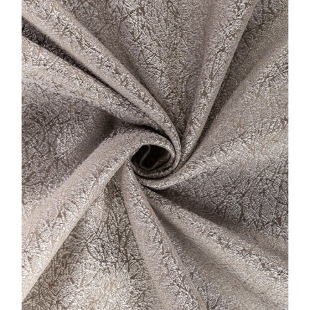Curtain "Kracle", size 150x260 cm, Platinum color