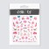 Nail stickers 10.2*8cm spring CA-768 Vygotokv substrate QF