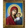 Diamond mosaic "Kazan Mother of God", 30 × 40 cm, 33 colors