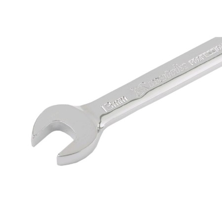 Combined rattling key Matrix 14865, CRV, articulated, mirror chromium, 13 mm-1