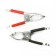 Clips-crocodiles for launch wires, 30 A, 75 mm, set 2 pcs