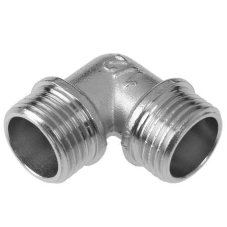 Aqualink corner, 1/2 ", external thread, nickel -plated brass
