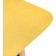 Stool Ben array of beech/metal/fabric, natural/yellow 40x40x44 cm