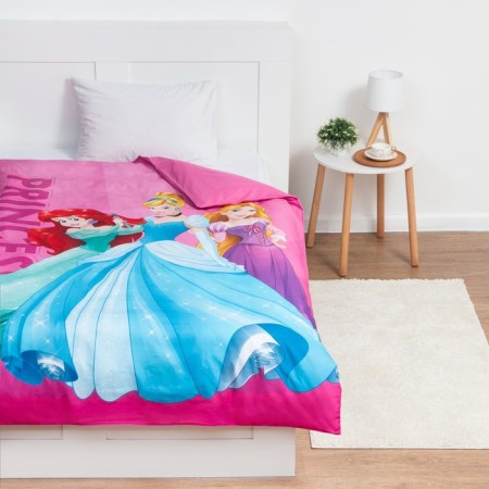 Crystick children's "Princesses", 143x215 cm, 100 % cotton, Poplin