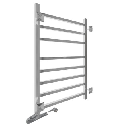 The electric heated towelputor "Sanprise" Quadro P8, 500x800 mm, right, chrome-5