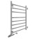 The electric heated towelputor "Sanprise" Quadro P8, 500x800 mm, right, chrome