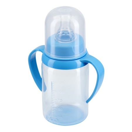 A bottle for feeding with handles, color, 125 ml, from 6 months, mix-14