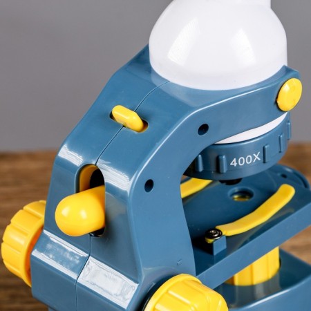 Microscope "Science", a multiplicity of an increase in 1200x, 400x, 100x, with backlight-6