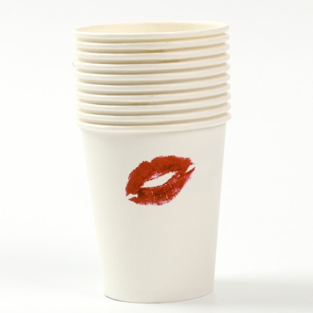 A single -single -paper glass "Kiss", 250 ml-2
