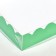 PVC cookie box, mint, 12 x 12 x 3 cm