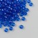 Beads for creativity plastic "Crystal with faces of blue" set of 20 g 0.4x0.6x0.6 cm