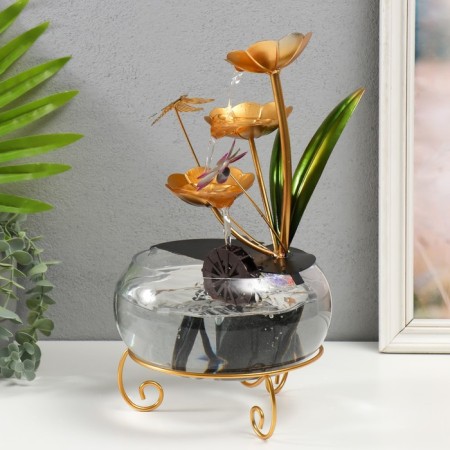 The desktop fountain from the Dragonfly in Flowers network 21x21x34 cm-2