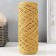 Knitting cord 100% polyester, width 3 mm 100m (gold)