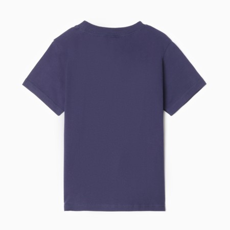 T-shirt for nursery, dark blue color, height 110 cm-3