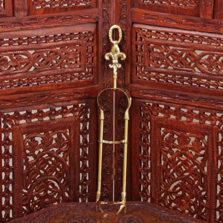 Kaminnaya set "Royal" brass (5 objects) 57.5x13x13 cm-9