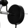 Sconces with a switch on the wire "Claudia" E27 40W black 28x15x20cm