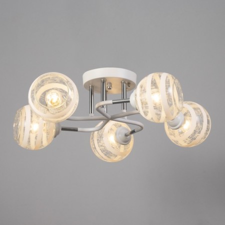 Ophelia chandelier 5he27 40W Belo-chromium 60x60x27 cm Bayerlux-1