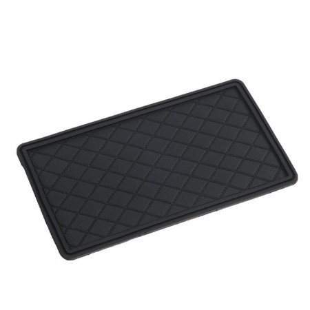 Anti -slip mat 20 × 13 cm with side, black