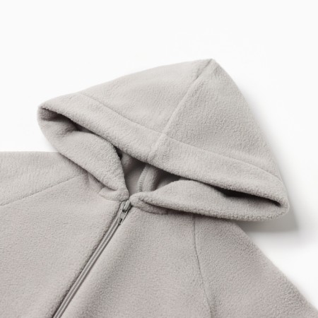 Children's sweatshirt Minaku: Fleece Soft, Gray color, height 110 cm-1
