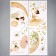 Sticker Plastic Interior color "Ballerin and dandelions" 30x90 cm set 2 sheets