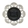 Watch wall interior "Arezon", discrete move, D-25 cm, mix, aa