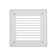 Ventilation grate "Cosmetic" LM3, 70 x 45 mm, stiff