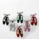Brooch "Poins" with a bow, color mix (indivisible FAS. 12pcs, price per pcs)
