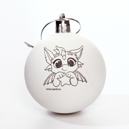Set for creativity. Christmas balls for coloring “Make a desire”, 2 pcs-4