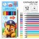 Colored pencils, 12 colors, trihedral, puppy patrol