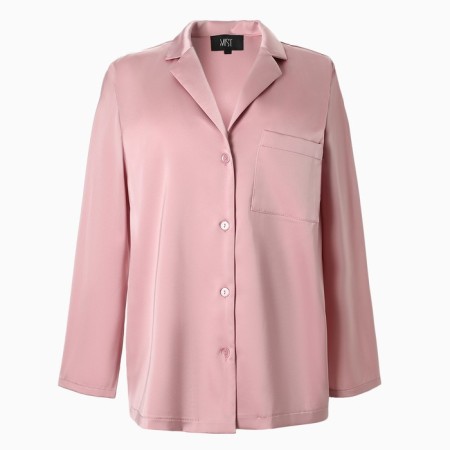 Blouse Women's Silk Mist: Classic Collection p. 50, dusty rose color-5