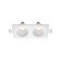 The built-in lamp Technical DL002-DW-02-W, 2x12W, 23.3x12x5 cm, GU10, white color