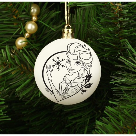 New Year's ball for coloring, 5.5 cm, cold heart-1