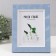 Photo frame plastic 13x18 cm "arc" blue 23.5x18.5 cm