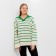 Female jumper, dark green color, one size (42-46)