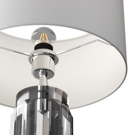 Luminaire desktop Maytoni Mod304tl-01gr, 1HE27, 60W, 32x32x52 cm, gray color.-3