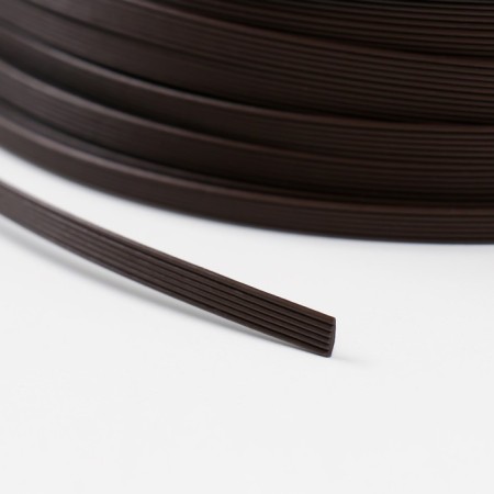 Artificial rattan 6 mm 100 m wave (wenge)-3