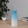 VAZA Ceramics Table "Francis Galant" waist, 20.5x7.5 cm, white and blue