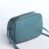 Bag Cross-Bodi with a zipper, blue color