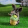 Garden figure "Boar with acorns" 28 cm