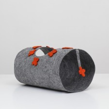 Tunnel for cats with a toy, 45 x 25 cm from felt