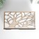 Casket tree "House under the trees" brown-white 18x10x8.8 cm