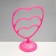 Star for jewelry "Heart", 31 place, 13.5 × 24 × 30 cm, pink color