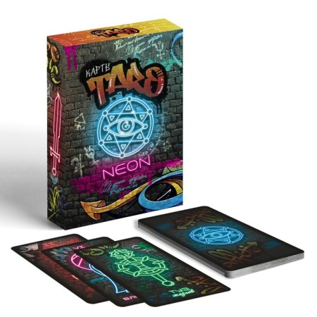 Tarot "Neon", 78 cards (6x11 cm), 16+-1