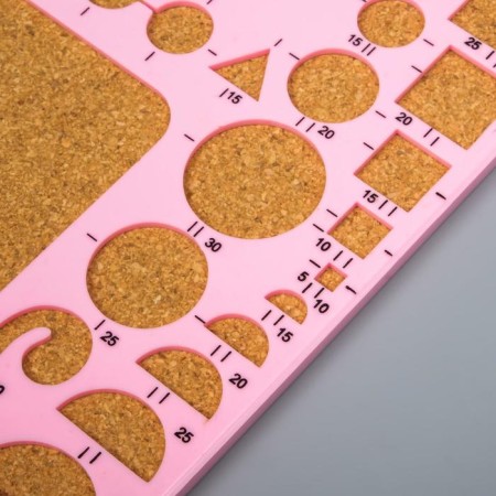 Quilling ruler plastic, micx 21.5x18.5x0.7 cm-2